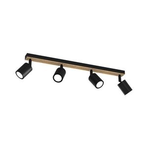 Bodové svietidlo TERRA 4xGU10/8W/230V čierna/dub 9985 vyobraziť