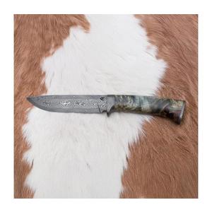 Jiří Čurda Lovecký damaškový nôž 14 cm gaštan 647 vyobraziť