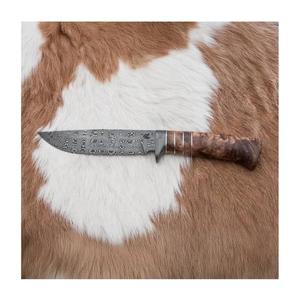 Jiří Čurda Exkluzívny damaškový nôž 14, 4 cm gaštan/mamutí zub 547 vyobraziť