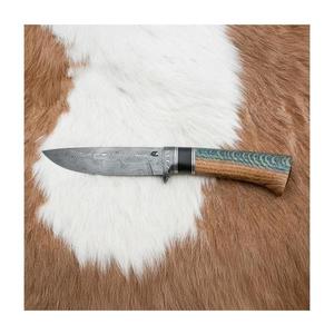 Jiří Čurda Exkluzívny damaškový nôž 12, 7 cm dub/eben 604 vyobraziť