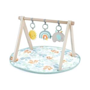 Ingenuity - Detská hracia deka s drevenou hrazdičkou SLNKO VALLEY 13122-3 vyobraziť