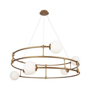 Maytoni MOD317PL-06G - Luster na lanku BALANCE 6xG9/40W/230V medená MOD317PL-06G vyobraziť