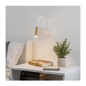 Brilagi - LED Stmievateľná flexibilná nástenná lampa MAYA 1xG9/4W/230V biela/zlatá BRI098 vyobraziť