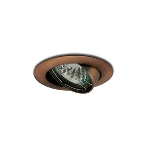 Podhľadové svietidlo výklopné 1xGU5, 3/50W/12V medená VPD-LR50/MA vyobraziť