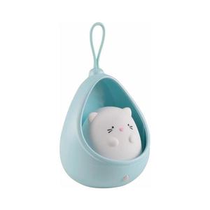 LED Detské orientačné svietidlo so senzorom KITTY LED/0, 5W/5V USB modrá 327000 vyobraziť