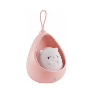 LED Detské orientačné svietidlo so senzorom KITTY LED/0, 5W/5V USB ružová 326997 vyobraziť
