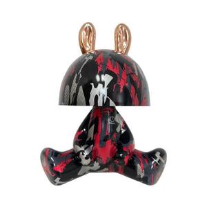 LED Stmievateľná detská dotyková lampička FANCY LED/2, 5W/3, 7V čierna/červená 327031 vyobraziť