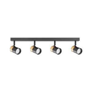 Zuma Line 2204BD-4-BK - Bodové svietidlo FORI 4xGU10/50W/230V čierna/zlatá OB-2204BD-4-BK vyobraziť