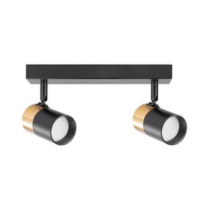 Zuma Line 2204BD-2-BK - Bodové svietidlo FORI 2xGU10/50W/230V čierna/zlatá OB-2204BD-2-BK vyobraziť