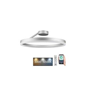 LED Stmievateľný prisadený luster LED/40W/230V 3000-6500K chróm + diaľkové ovládanie TA1313/S vyobraziť