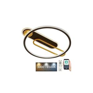 LED Stmievateľné stropné svietidlo LED/60W/230V 3000-6500K čierna + diaľkové ovládanie TB1306/BG vyobraziť