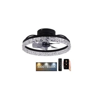 LED Stmievateľné stropné svietidlo s látorom LED/35W/230V 3000-6500K černá+DO JF1301/B vyobraziť