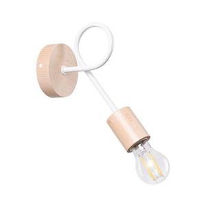 SL.1473 - Nástenná lampa EMBER 1xE27/15W/230V biela/béžová/buk SL.1473 vyobraziť