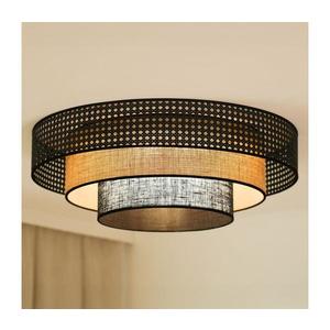 Brilagi - LED Stropné svietidlo DAKOTA LUNETA LED/12W/230V pr. 60 cm čierna/ratan 607865 vyobraziť