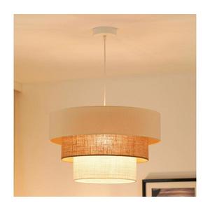 Brilagi -Luster na lanku DENVER LUNETA 1xE27/15W/230V pr. 45 béžová/hnedá/krémová 607988 vyobraziť