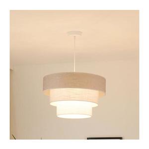 Brilagi - Luster na lanku ALASKA LUNETA 1xE27/15W/230V pr. 45 cm šedá/krémová 608060 vyobraziť