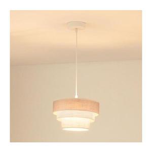 Brilagi - Luster na lanku ALASKA LUNETA 1xE27/15W/230V pr. 25 cm šedá/krémová 608091 vyobraziť