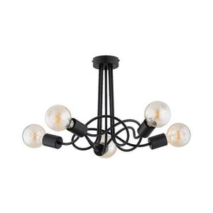 Prisadený luster WINGO 5xE27/15W/230V čierna 63304 vyobraziť