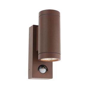 Redo 9455-LED Vonkajšie nástenné svietidlo so senz. VINCE 2xLED/3W/230V IP54 hnedá 9455 vyobraziť