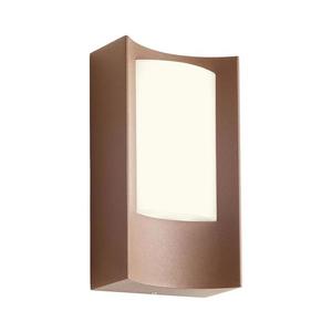 Redo 90484 - LED Vonkajšie nástenné svietidlo WARP LED/8W/230V 3000K IP44 hnedá 90484 vyobraziť