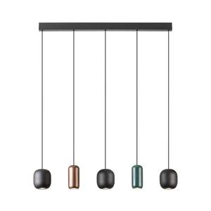 Redo 01-3481 - Luster na lanku BOOM 5xGU10/10W/230V čierna/zelená/hnedá 01-3481 vyobraziť