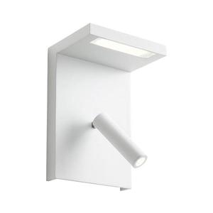 Redo 01-1499 - LED Nástenné bodové svietidlo AGOS LED/6W/230V + LED/3, 2W USB biela 01-1499 vyobraziť