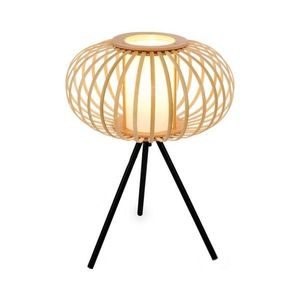 Briloner 7759011 - Stolná lampa 1xE27/10W/230V bambus 7759011 vyobraziť