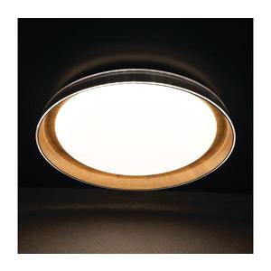 37317 - LED Stropné svietidlo NIFU LED/17, 8W/230V pr. 43 cm biela/hnedá 37317 vyobraziť