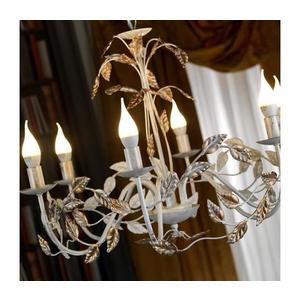 ONLI - Luster na reťazi COLLANA 6xE14/6W/230V biela/zlatá 4915/6A vyobraziť