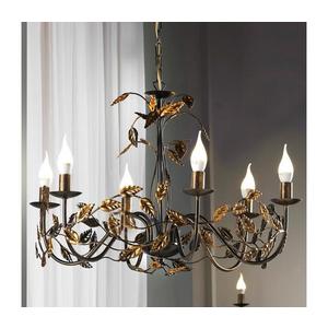 ONLI - Luster na reťazi COLLANA 6xE14/6W/230V bronzová/zlatá 4915/6B vyobraziť