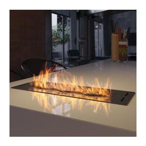 InFire - Vstavaný BIO krb 7, 5x50 cm 3, 5kW čierna SLIMfire Palnik Black Burner 500 vyobraziť