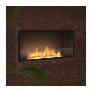 InFire - Vstavaný BIO krb 49, 4x104, 4 cm 6kW čierna SLIMfire Inside Black 1000 vyobraziť