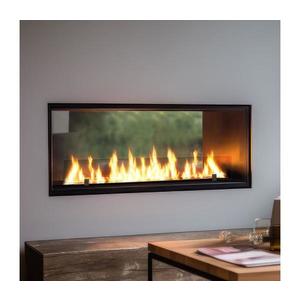 InFire - Vstavaný BIO krb 48, 5x123, 5 cm 6kW čierna SLIMfire 2side 1200 Black vyobraziť