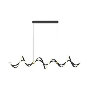 LED Luster na lanku COLIA LED/55W/230V čierna/zlatá ML1182 vyobraziť