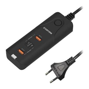 Canyon - Nabíjačka 2xUSB A + 2xUSB C Power Delivery 20W CNE-CHA10B vyobraziť