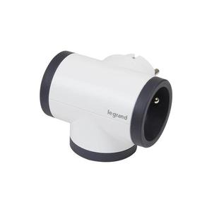 Legrand 049436 - Rozbočovacia zásuvka otočná 3Z Typ E biela/čierna 049436 vyobraziť