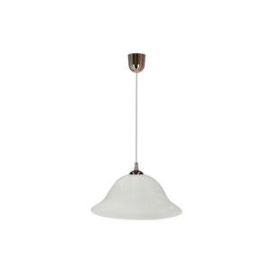 Luster na lanku VERA 1xE27/60W/230V medená/biela 31-24572 vyobraziť