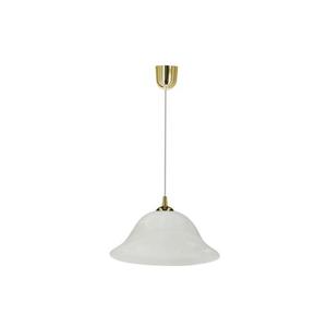 Luster na lanku VERA 1xE27/60W/230V zlatá/biela 31-24565 vyobraziť