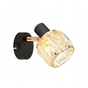 Nástenné bodové svietidlo DUBAI 1xE14/40W/230V čierna/zlatá 91-30221 vyobraziť