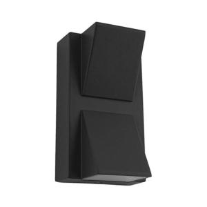 Prezent - LED Vonkajšie nástenné svietidlo NAUTIC 2xLED/3W/230V IP44 čierna vyobraziť