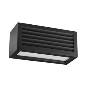 Prezent - Vonkajšie nástenné svietidlo SUEZ 1xE27/18W/230V IP44 čierna vyobraziť