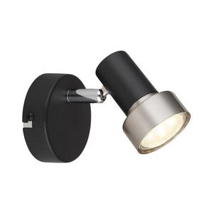 Globo 57917-1N - Nástenné bodové svietidlo MASON 1xGU10/25W/230V čierna/strieborná 57917-1N vyobraziť