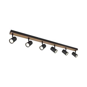 Globo 57911-6DBW - Bodové svietidlo ROBBY 6xGU10/35W/230V čierna/hnedá 57911-6DBW vyobraziť
