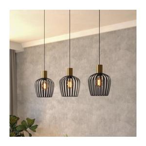 Eglo 901037 - Luster na lanku EMPOLI 3xE27/40W/230V čierna/zlatá 901037 vyobraziť