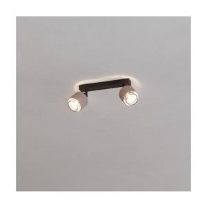 Eglo 43657 - Nástenné svietidlo ROSLEY 2xE14/40W/230V čierna/béžová 43657 vyobraziť