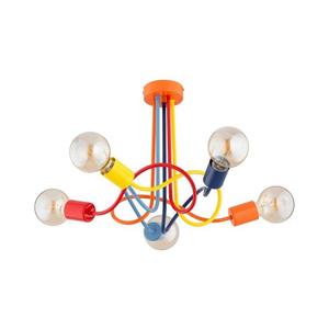 Detský prisadený luster WINGO 5xE27/15W/230V pestrofarebná 63307 vyobraziť