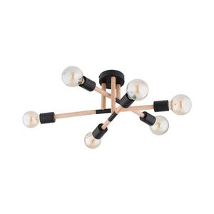 Prisadený luster OTELLO 6xE27/15W/230V čierna/béžová 63275 vyobraziť