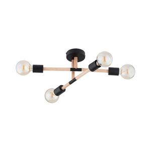 Prisadený luster OTELLO 4xE27/15W/230V čierna/béžová 63274 vyobraziť