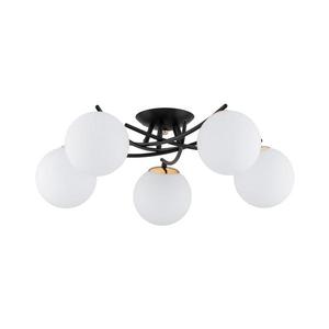 Prisadený luster SAVI 5xE14/10W/230V čierna/zlatá 63258 vyobraziť