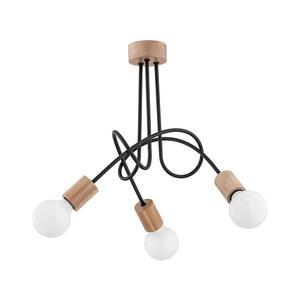 Prisadený luster TANGO 3xE27/15W/230V hnedá/čierna 27433 vyobraziť